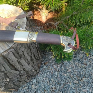 ШАШКА КОЗАЦЬКА ІІ кована ручної роботи Сергія Дитюка, Сталь - 65Г - пружинна 48-50 HRC. Photo 3